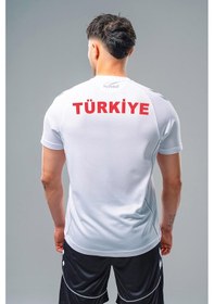 Resim Hummel Target Milli Takım Antrenman Tişört Beyaz 
