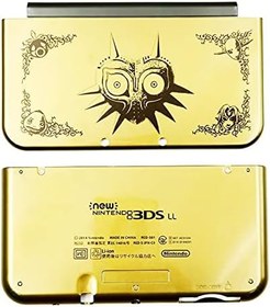 Resim New3DSXL Ekstra Muhafaza Kabukları Sınırlı Altın Değiştirme, Nintendo New3DS Yeni 3DS XL LL New3DSLL ile Uyumlu, Kişiselleştirilmiş Kendin Yap ZELD Sürümü Üst ve Alt Kılıf A/E Yüz Kapağı Plakaları 