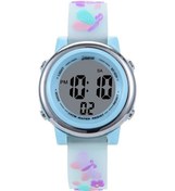 Resim Sones Skmeı 1460 Çocuk Aydınlatmalı Çok Fonksiyonlu Su Geçirmez İnce Spor Saati Siyah 