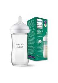 Resim Philips Avent Natural Response Cam Biberon 1 Ay+ 240 Ml, Tepkili Biberon Emziği Scy933/01 