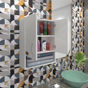 Resim Kenz Life Banyo Ecza Dolabı Gogol Byz 060*040*17 Çamaşır Mutfak Ofis Kitaplık 