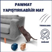 Resim PawMat Yapıştırılabilir Kedi Tırmalama Matı 