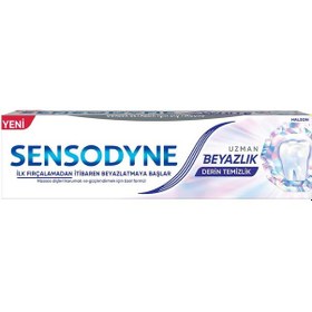 Resim Sensodyne Uzman Beyazlık Derin Temizlik 75ml X3+fırça Kabı Hediye 
