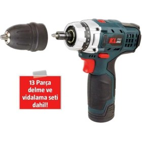 Resim Kl Pro KLNM1020 10.8V Şarjlı Darbesiz Vidalama 