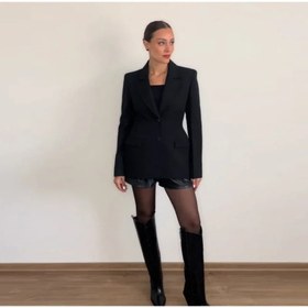 Resim Ivana Klasik Fit Blazer - Siyah / M 