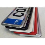 Resim Araç Renkli Plakalık Piyano Black Beyaz Kırmızı Krom Ücr. Kargo 383750935 