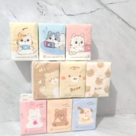 Resim TTT Sevimli Figürlü Çocuk Mendili 9'lu Paket 