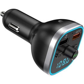 Resim HTStore Htstore Zore ZR-WP3C02 Bluetooth Transmitter Mp3 Araç Şarjı 