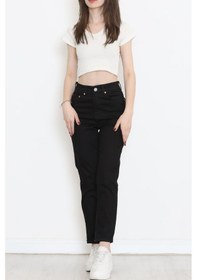 Resim Mokashopin - Boyfriend Kot Pantolon Siyah1 - 18222.1431. 001 