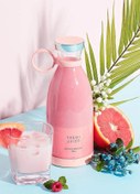 Resim Markafox Taşınabilir Şarjlı Blender Kablosuz Şarjlı Smoothie El Blender Smoothie Blender Shake Yapıcı 