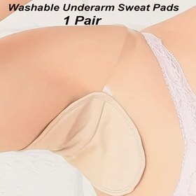 Resim 2 adet Yıkanabilir Koltuk Altı Ter Pedleri - Tekrar Kullanılabilir, Nefes Alabilen Emici Koruyucular, Kadınlar ve Erkekler İçin Omuz Askısı, Polyester Malzeme, Fitness ve Spor İçin Mükemmel, Spor Koltuk Altı Koruma | Rahat Uyum | Polyester Kumaş 