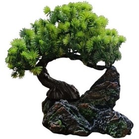 Resim Gs1353 Bitkili Akvaryum Dekoru 25x12x22,5 Cm 471 Gr 