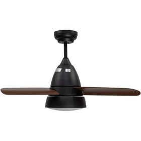 Resim Alsanfan Atom Kahverengi Aydınlatmalı Uzaktan Kumandalı Tavan Vantilatörü 