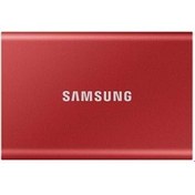 Resim Samsung T7 500GB Usb3.2 Gen2 Kırmızı Taşınabilir Disk 