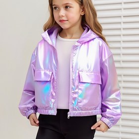 Resim "130-170cm Uzun Kollu Kapüşonlu Ceket - Hafif, Tam Fermuarlı, Ön Cepli, Kombinli Mont - Koşu, Bisiklet, Günlük Kullanım için Her Mevsime Uygun Günlük Dış Giyim - Makinede Yıkanabilir Polyester Ceket (Çocuklar ve Çocuklar için İdeal Hediye)" 