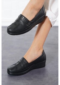 Resim Celira Siyah Günlük Rahat Taban Anne Ayakkabı Hs00326 Siyah 