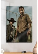 Resim Metal Tablo - The Walking Dead, Twd, Rick Grimes, Dizi Poster Film Tablosu 