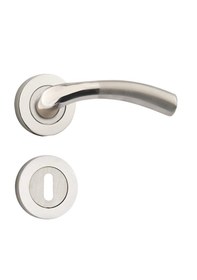 Resim Hira Marmaris Nikel Saten Rozetli Kapı Kolu Alüminyum (117646457) 