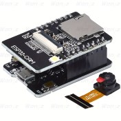 Resim ESP32-CAM, OV2640 modülü ve temel geliştirme kartı ile eşleştirilmiş, DIY projeleri için ideal - Raspberry Pi tutkunları için harika bir seçenek 