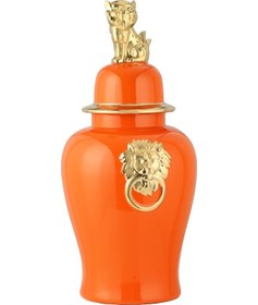 Resim Vitale Lion AK.WLT0604 Dekoratif Vazo 27 x 27 x 60 CM Turuncu 