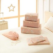 Resim 6'lı Çocuk Odası Deniz Kızı Bavul İçi Düzenleyici Set Ocean Home Textile