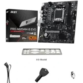 Resim Elivora Msı MB Pro A620AM-B Evo Am5 Ddr5 6800MHZ(OC) Argb HDMI VGA M.2 Usb3.2 Jargb_v2 Matx 