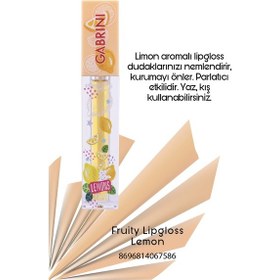 Resim Gabrini Lemon Fruity Lipgloss 