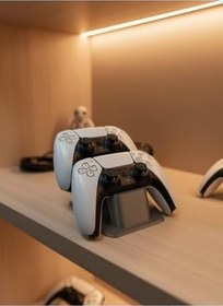 Resim İkili Gamepad Tutucu Antrasit 7x18 cm Oyun Aksesuarı, Ürün Kodu: TEK-8A58051FCE66977DC58B21-CAN 