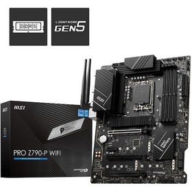 Resim MSI PRO Z790-P WIFI DDR5 7000MHZ(OC) M.2 ATX 1700p 