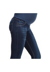 Resim Busa Hamile Kot Pantolon Skinny Mavi-mavi 