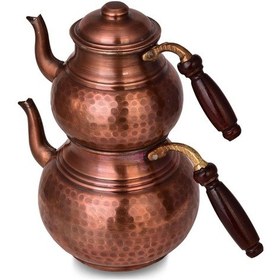 Resim Cobper Premium Collection Teatime Bakır Çaydanlık Küçük Oksit 
