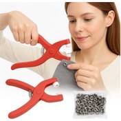 Resim Plastik Çıt Çıt Pensi-kıyafet, Bebek Önlüğü, Gömlek Ve Tekstil Ürünleri İçin Çıtçıt Takma Aleti 5131 