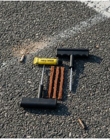 Resim Otomobil Motosiklet Bisiklet İçin Güvenli Lastik Tamir Kiti 1 Adet 