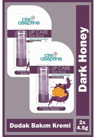 Resim Cire Aseptine Lip Care Dark Honey Renkli Dudak Bakım Kremi 4,5 Gr 2 Adet 