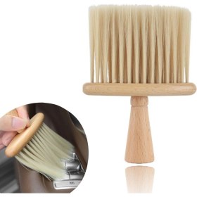 Resim Ev Araç Için Ahşap Saplı Yumuşak Kıllı Temizlik Toz Alma Fırçası 