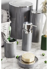 Resim Primanova M-e33-07 Lenox Gri Diş Fırçalık Diğer 