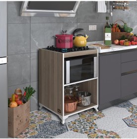 Resim Kenzlife ocak dolabı figen crd 85*60*57 mutfak modül mini fırın ankastre ocak için 