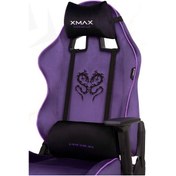 Resim Rio Balerion Terletmez Kadife Kumaş Mor Gaming Oyuncu Koltuğu -12 Mor 