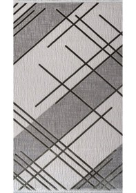 Resim By Özer Halı Gri Renk Beyaz Desenli Saray Halı Crystal Cr00a Salon Halısı Çok Renkli 