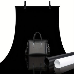 Resim 23.62 inç * 51.18 inç 2'si 1 arada mat/yalıtkan PVC arka plan tahtası, dijital, mücevher ve saat fotoğrafçılığı için uygun 