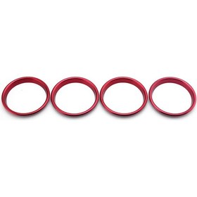 Resim Mufunye A3/s3 Klima İçin 4'lü Alüminyum Alaşımlı Dekoratif Hava Halkası Seti - Isıtıcı Trimi & Kapak Dekorasyonu 