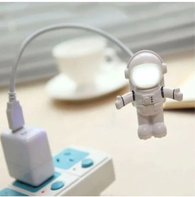 Resim hediyesahibi Astronot Lamba Led Usb Gece Lambası Klavye Işığı Kitap Okuma Işığı 