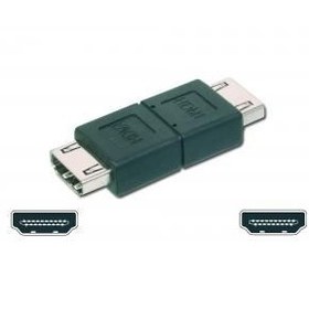 Resim AK-330500-000-S Hdmi Adaptör, Hdmi A (19 pin) Dişi - Hdmi A (19 pin) Dişi, Siyah Renk 