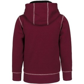 Resim Brz Kids Erkek Çocuk Baskılı Fermuarlı Kapüşonlu Sweatshirt-bordo Bordo 