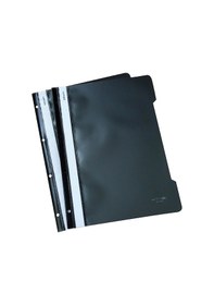 Resim Esselte Telli Dosya Plastik A4 Siyah SLT-4199 ( 50 ADET ) 