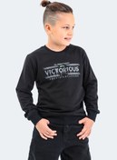 Resim DUNA Unisex Çocuk Sweatshirt Siyah 