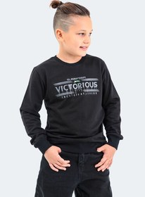 Resim DUNA Unisex Çocuk Sweatshirt Siyah 