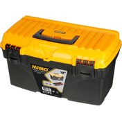 Resim STOREMAX Cs/18 Düz Kapaklı Klasik Takım Çantası, Polipropilen, Siyah/Sarı, 18 ’’ 1191881 