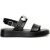 Resim Nine West DINNA 3FX Siyah Kadın Kalın Taban Sandalet 