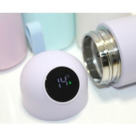 Resim Dijital Göstergeli Termos Çok Renkli 